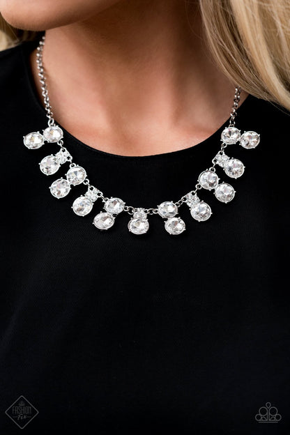 Top Dollar Twinkle-white-Paparazzi necklace