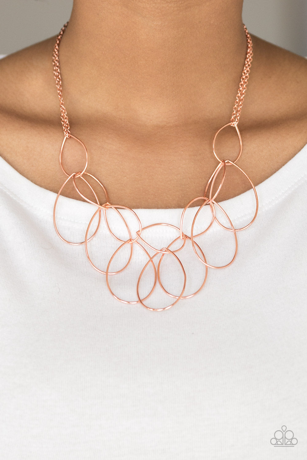 Top TEAR Fashion - copper - Paparazzi necklace