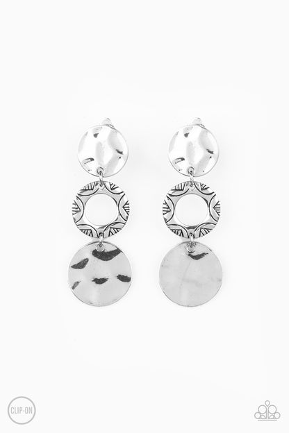 Torrid Trinket - silver - Paparazzi CLIP ON earrings