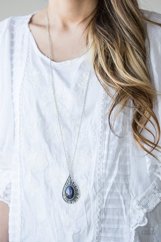 Total Tranquility - blue - Paparazzi necklace