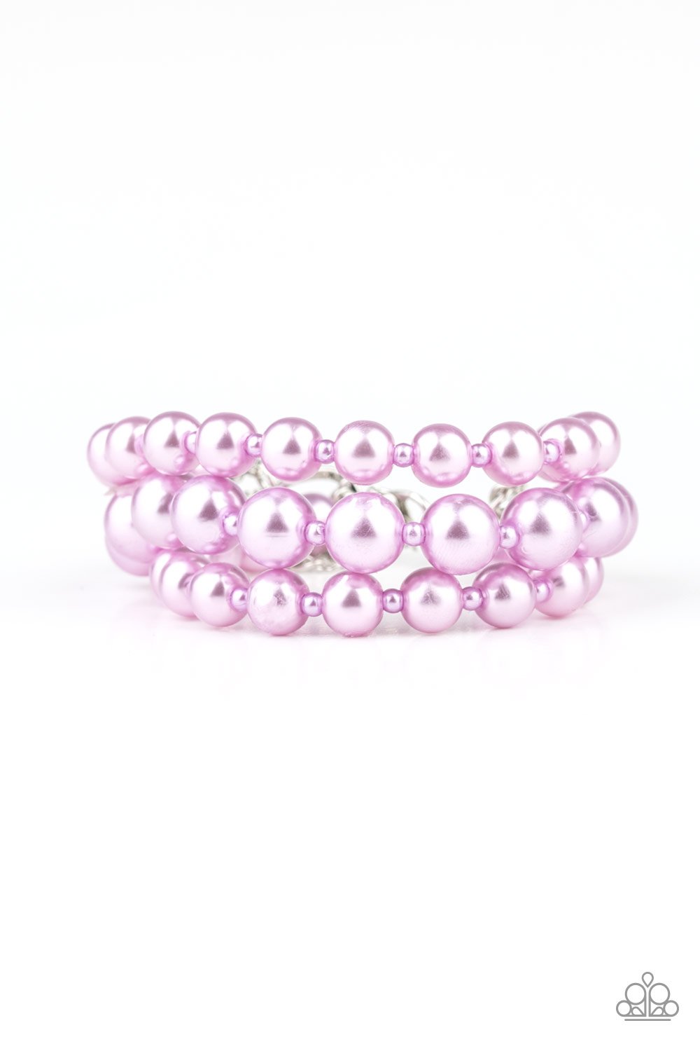 Total PEARLfection - purple - Paparazzi bracelet