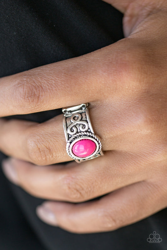 Totally Tidal - pink - Paparazzi ring