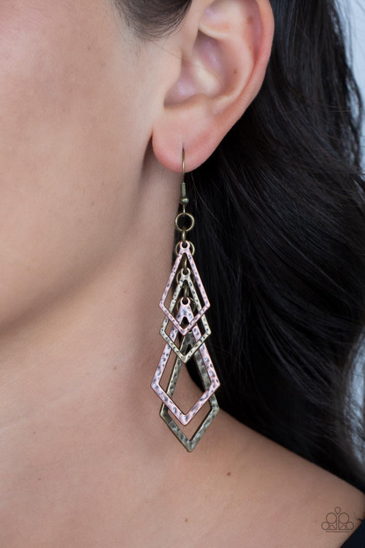 Totally TERRA-ific - multi - Paparazzi earrings