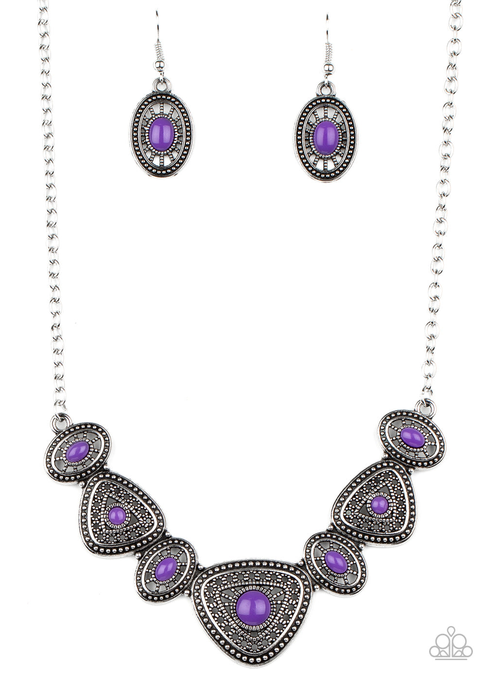 Totally TERRA-torial - purple - Paparazzi necklace