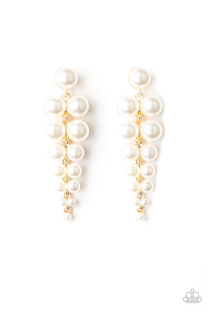 Totally Tribeca - gold - Paparazzi earrings
