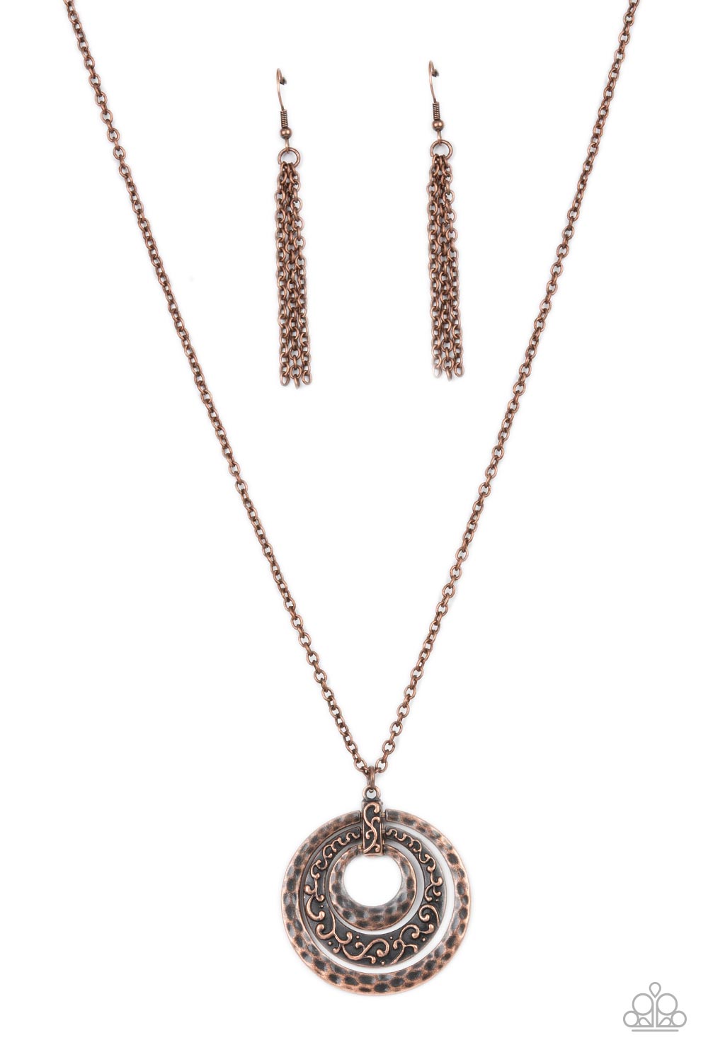 Totally Tulum - copper - Paparazzi necklace