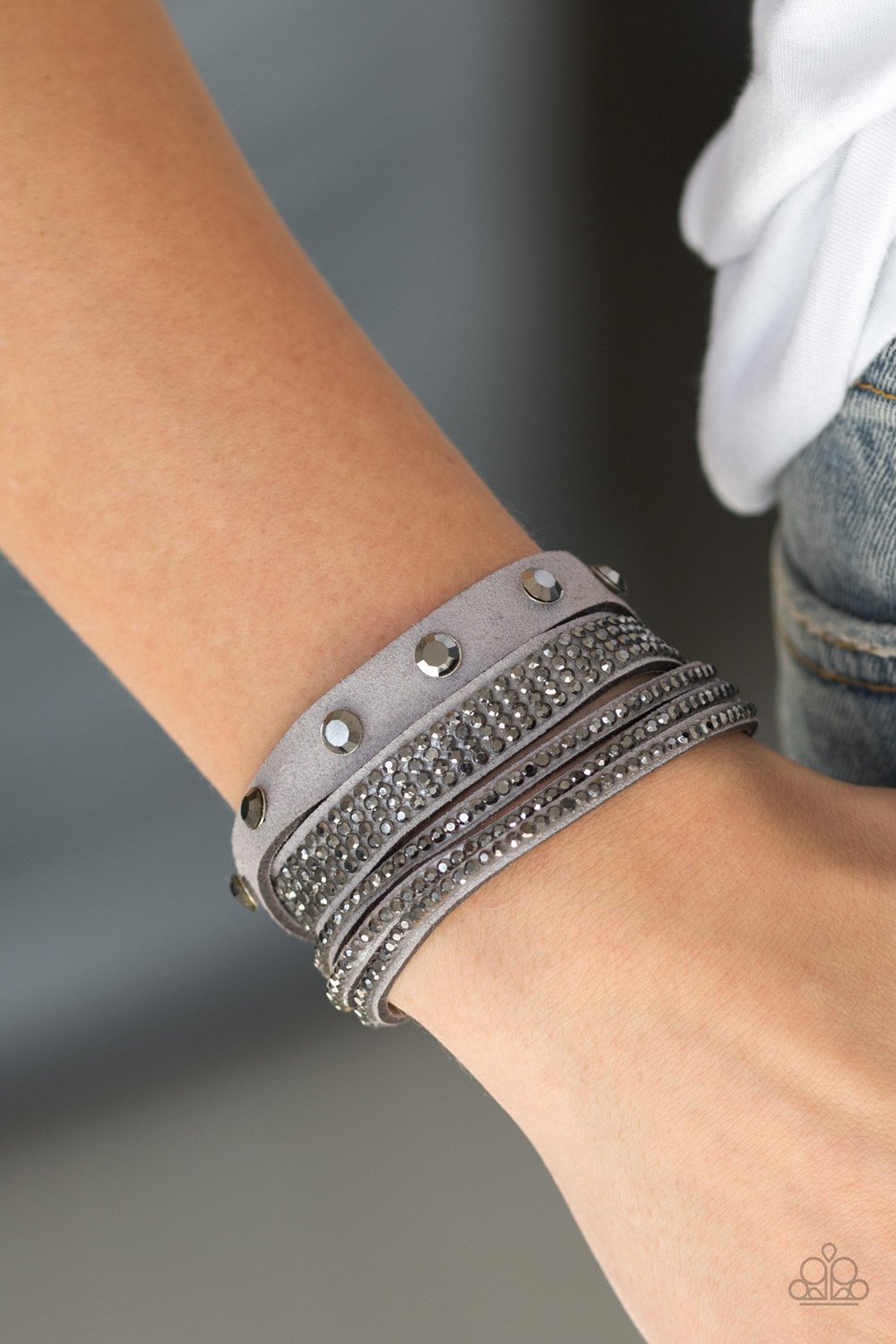 Totally Rockable - silver - Paparazzi bracelet