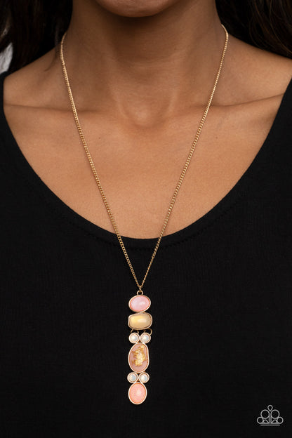 Totem Treasure - pink - Paparazzi necklace