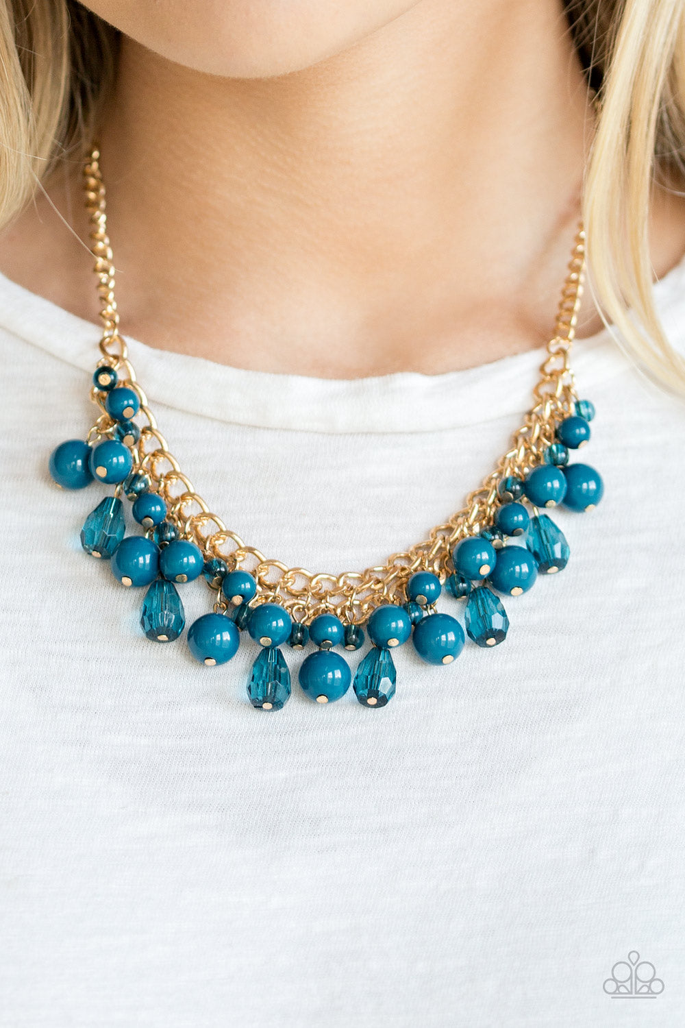 Tour de Trendsetter - blue - Paparazzi necklace