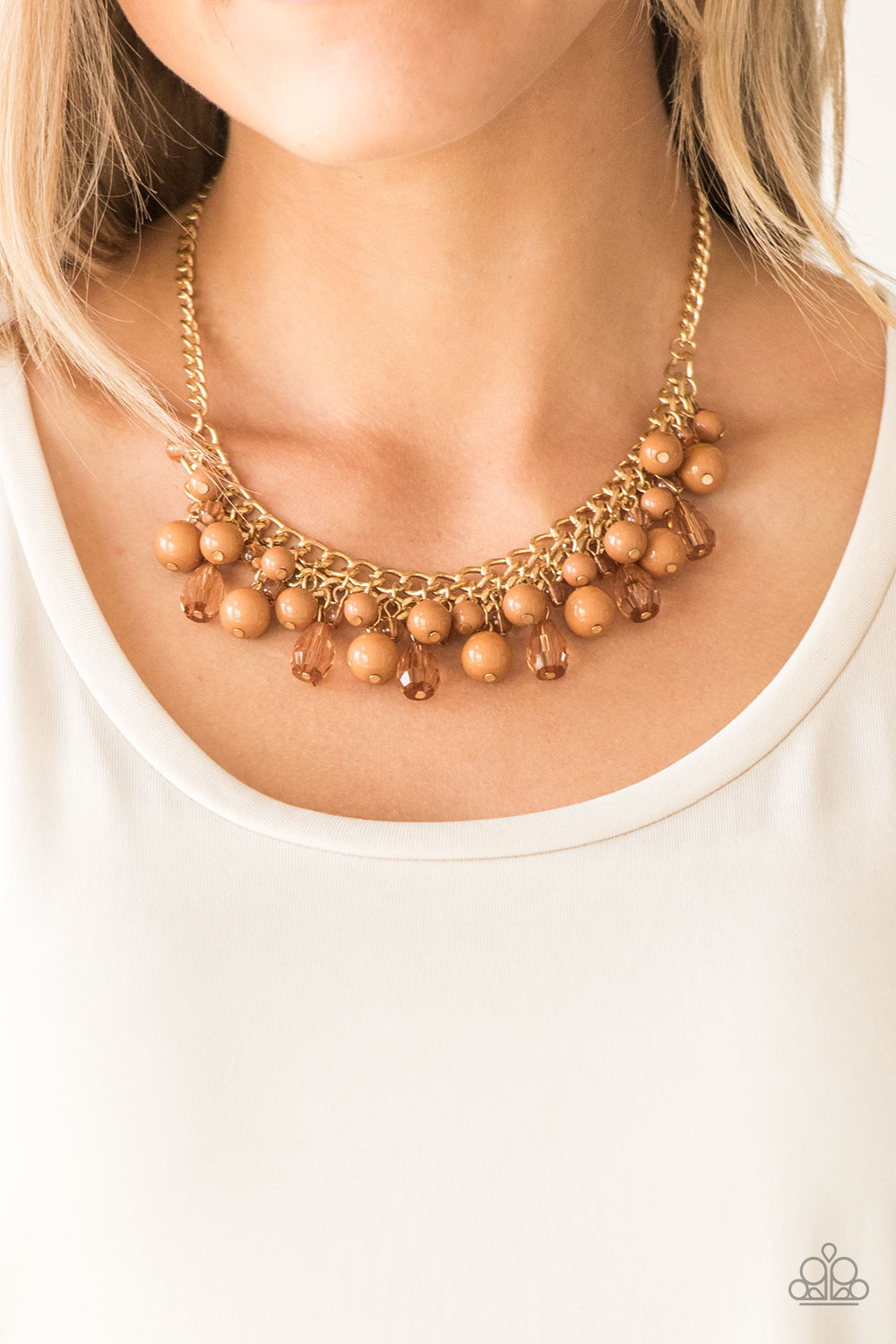 Tour de Trendsetter - brown - Paparazzi necklace