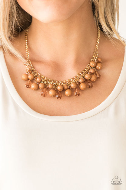 Tour de Trendsetter - brown - Paparazzi necklace