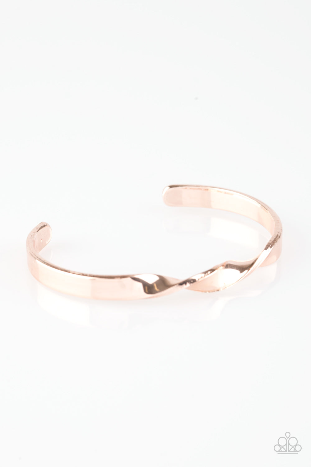 Traditional Twist - rose gold - Paparazzi bracelet