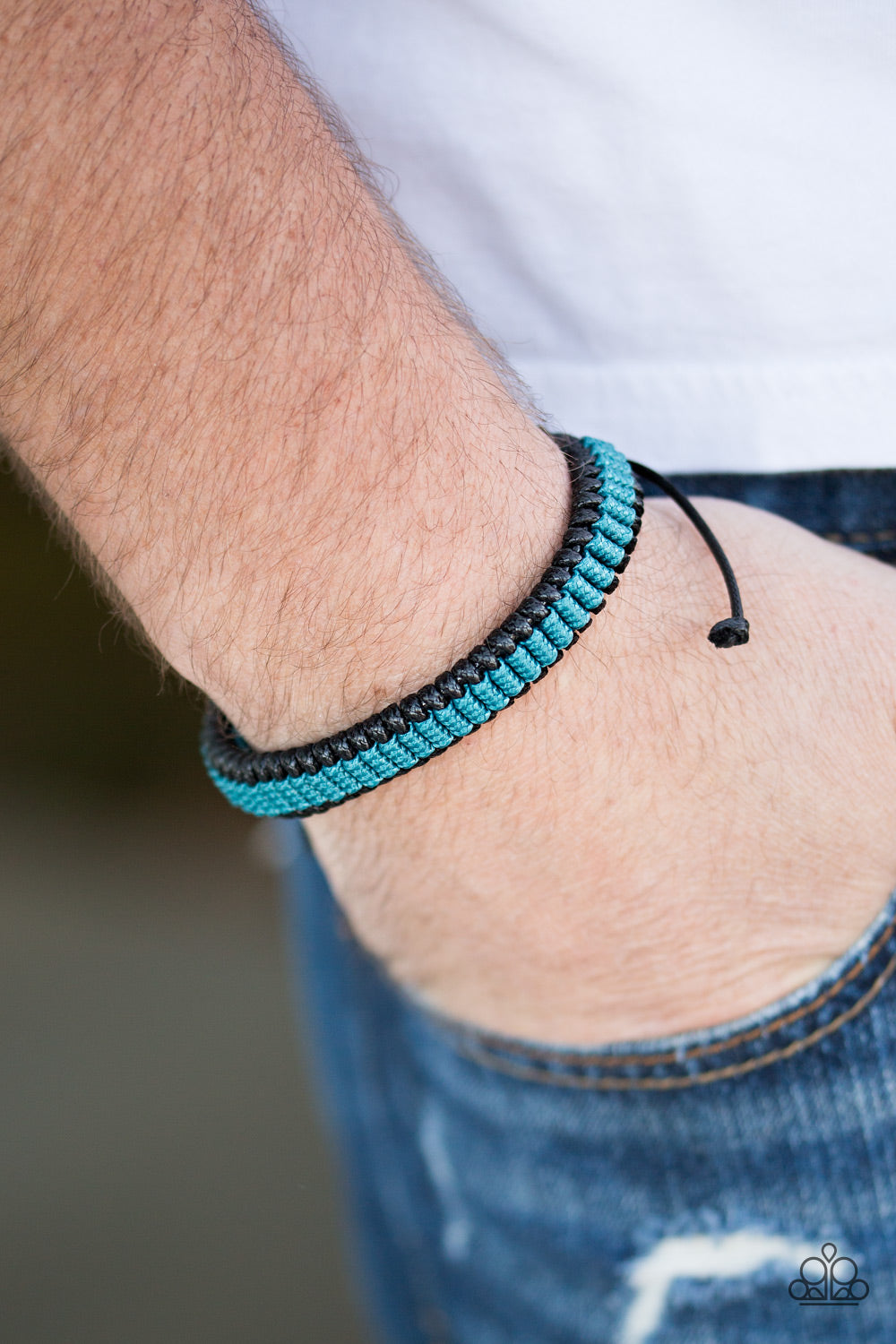 Trail Tracker - blue - Paparazzi bracelet