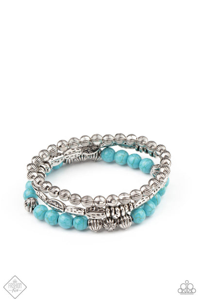 Trail Mix Mecca - blue - Paparazzi bracelet