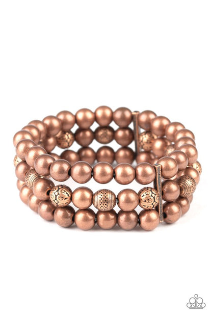 Trail Treasure - copper - Paparazzi bracelet