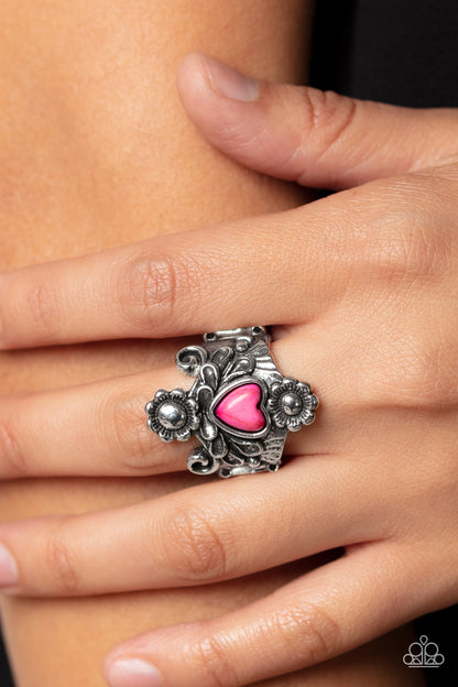 Trailblazing Tribute - pink - Paparazzi ring