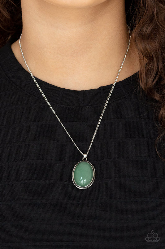 Tranquil Talisman - green - Paparazzi necklace