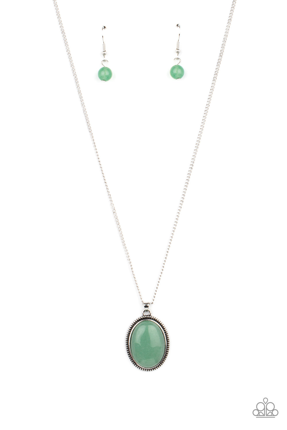 Tranquil Talisman - green - Paparazzi necklace