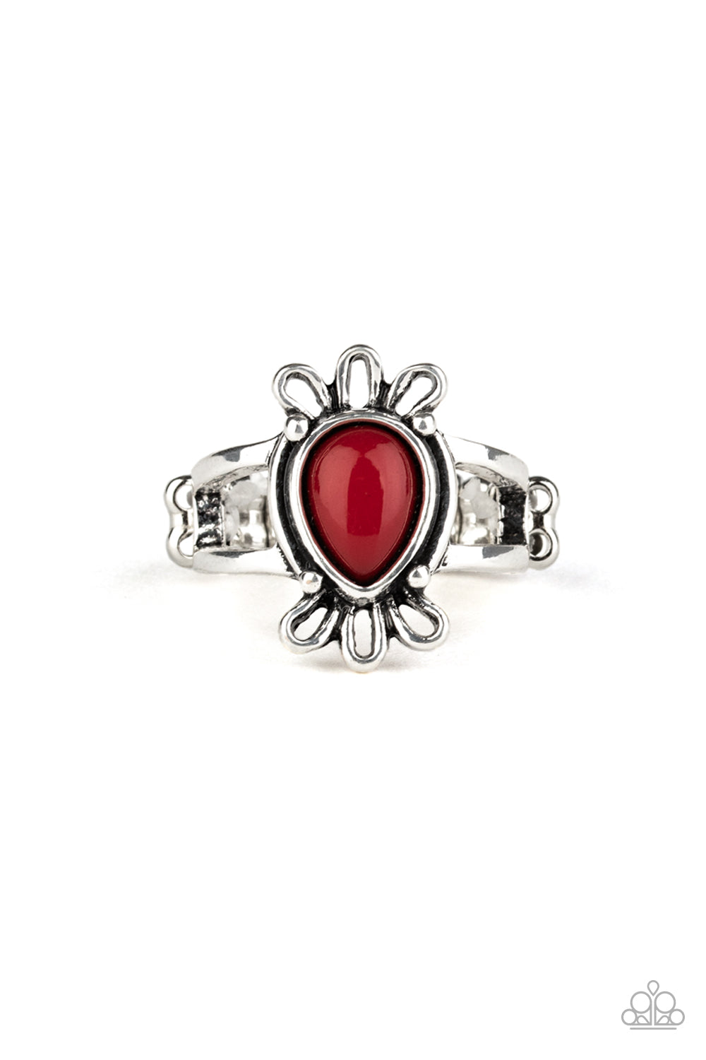 Tranquil Tide - red - Paparazzi ring