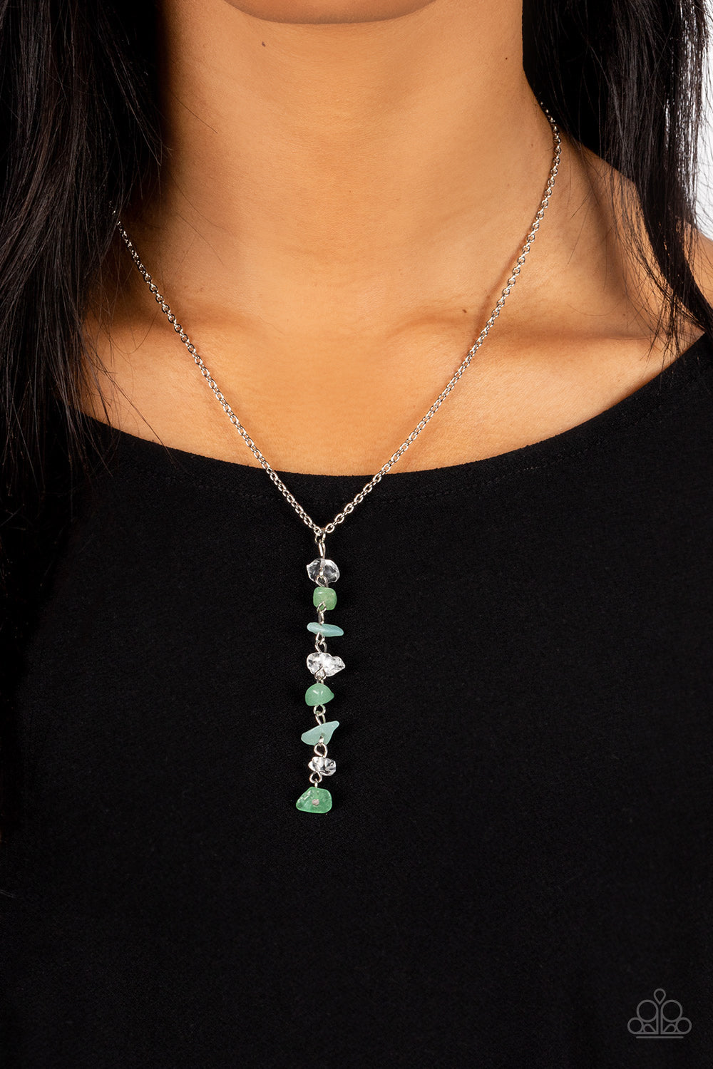 Tranquil Tidings - green - Paparazzi necklace