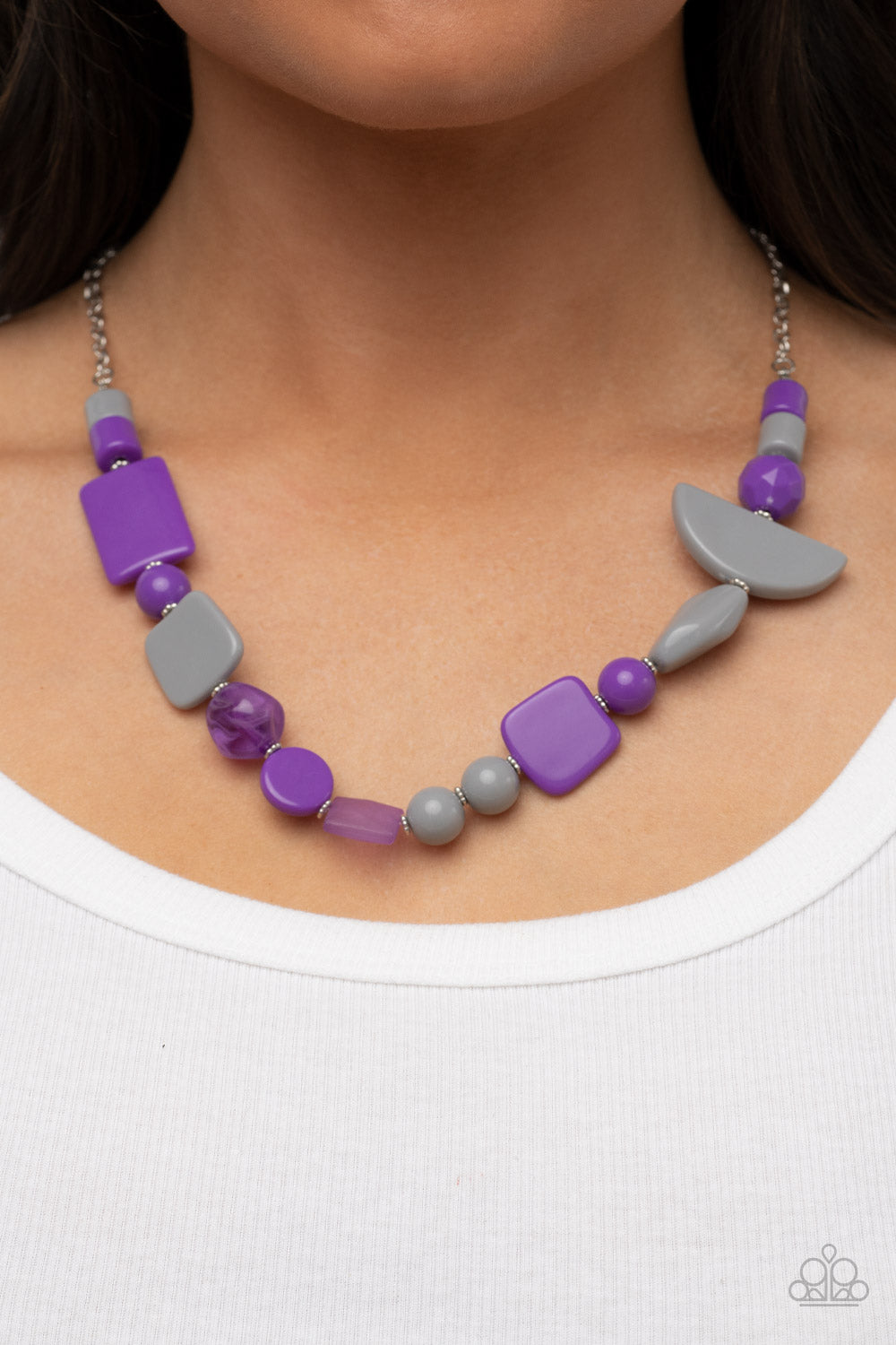 Tranquil Trendsetter - purple - Paparazzi necklace