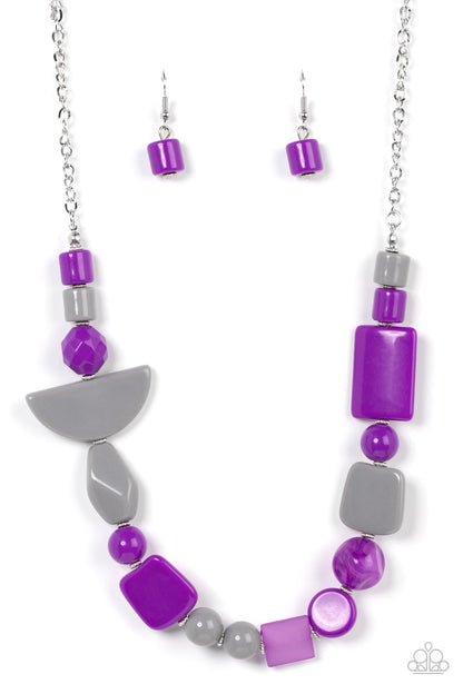 Tranquil Trendsetter - purple - Paparazzi necklace