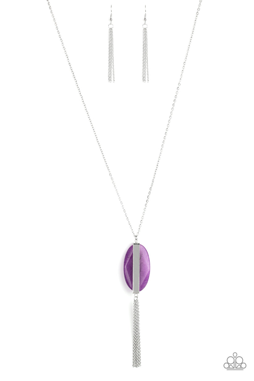 Tranquility Trend - purple - Paparazzi necklace – JewelryBlingThing