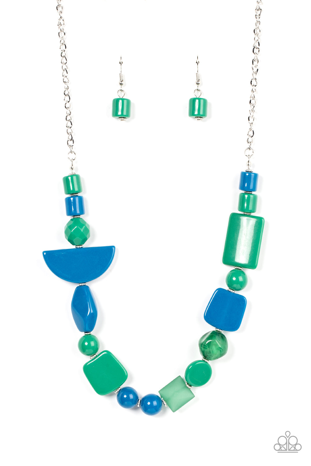 Tranquil Trendsetter - green - Paparazzi necklace