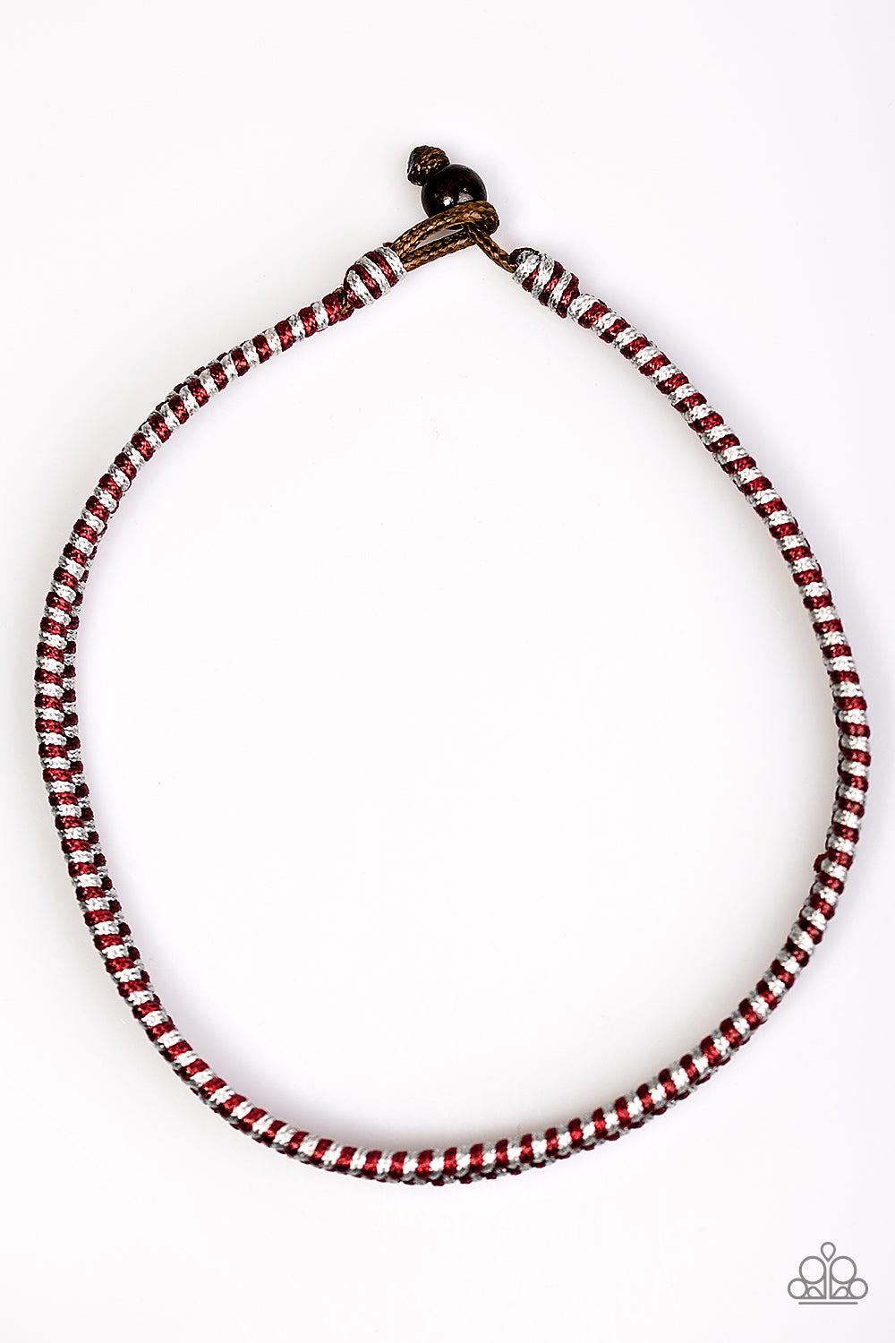 Traversing Mountains - Red - Paparazzi necklace