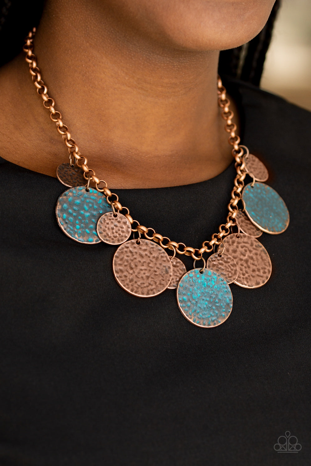 Treasure Huntress - copper - Paparazzi necklace