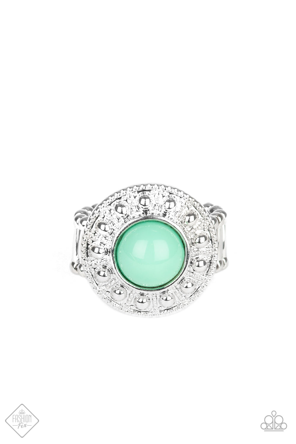 Treasure Chest Shimmer - green - Paparazzi ring