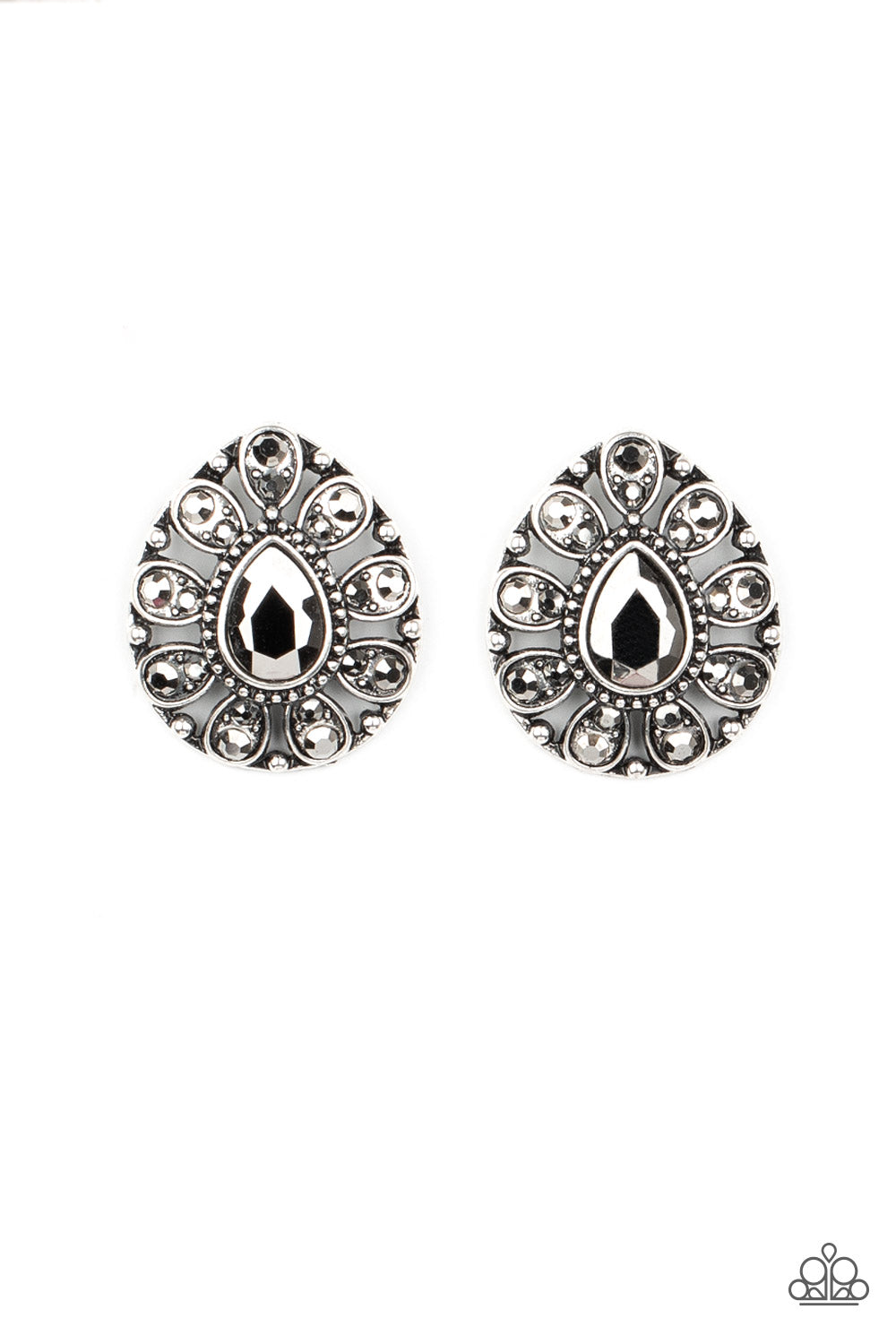 Treasure Retreat - silver - Paparazzi earrings