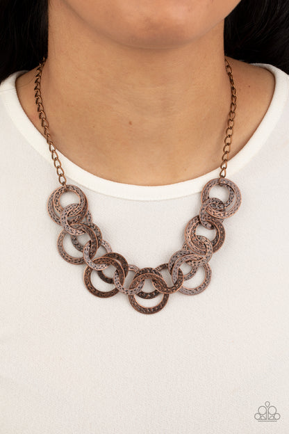 Treasure Tease - copper - Paparazzi necklace