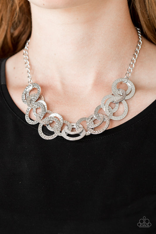 Treasure Tease - silver - Paparazzi necklace