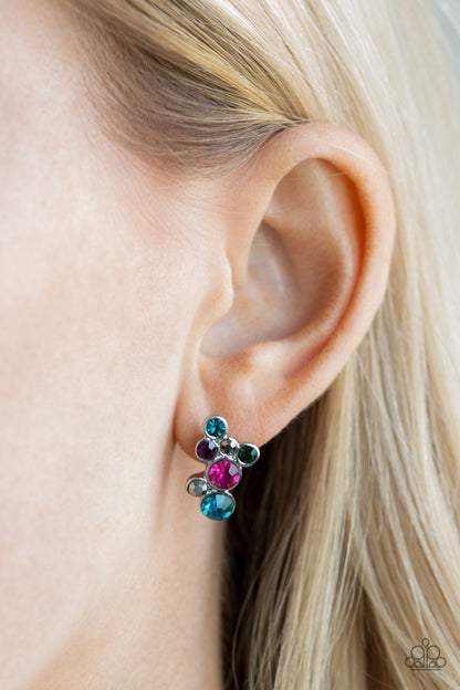 Treasure Treat - multi - Paparazzi earrings
