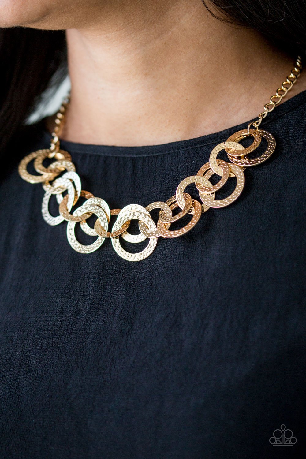 Treasure Tease - gold - Paparazzi necklace