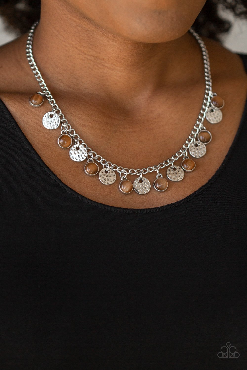 Treasure Tour-brown-Paparazzi necklace