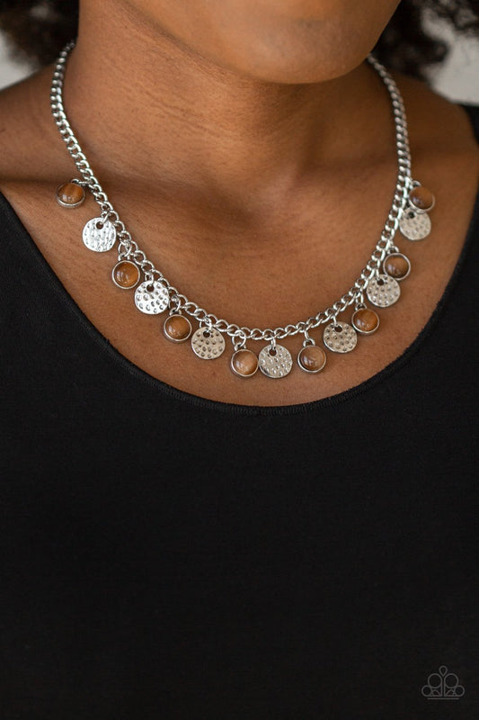 Treasure Tour-brown-Paparazzi necklace