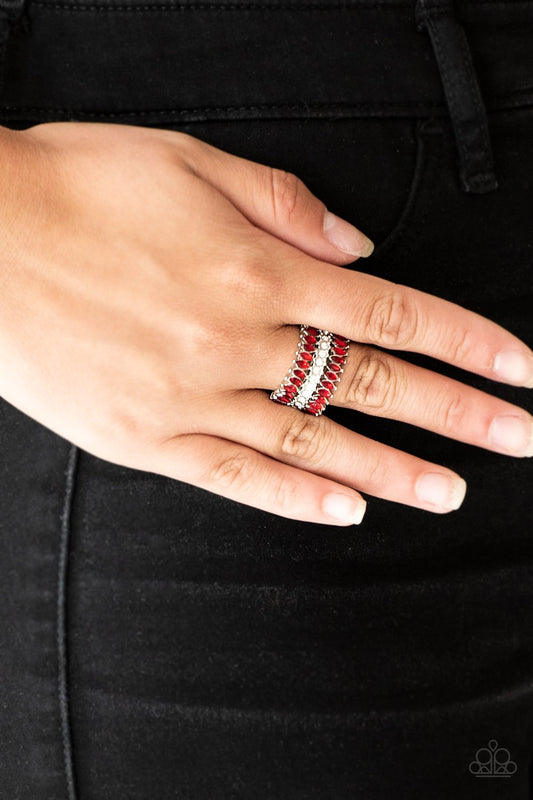 Treasury Fund - red - Paparazzi ring