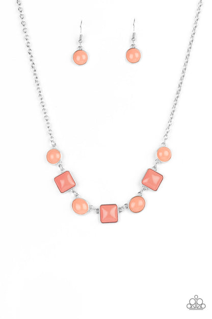 Trend Worthy - orange - Paparazzi necklace