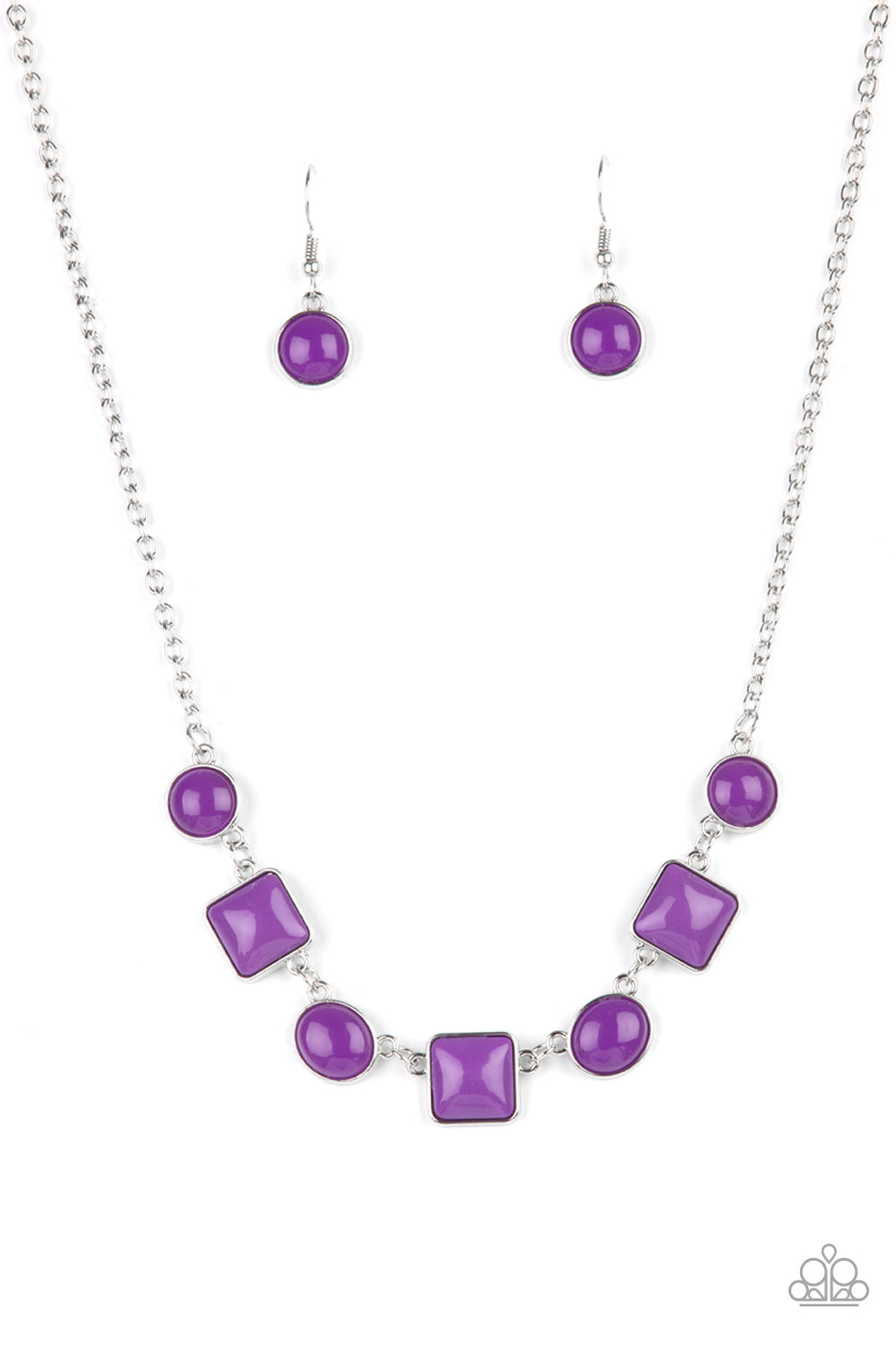 Trend Worthy - purple - Paparazzi necklace