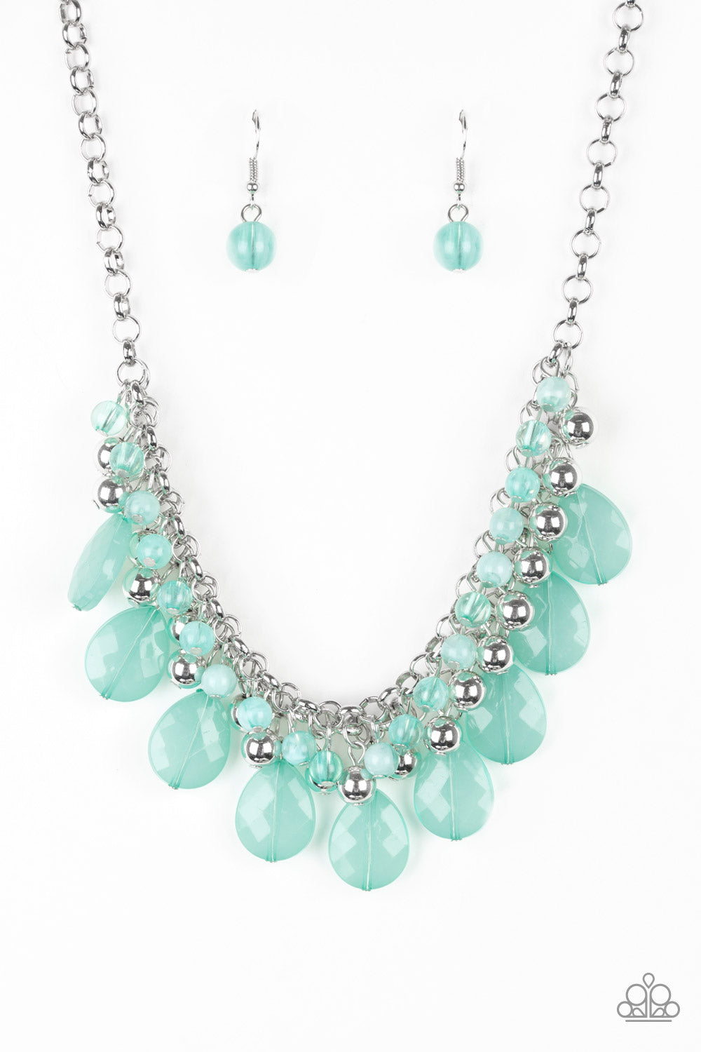 Trending Tropicana - green - Paparazzi necklace