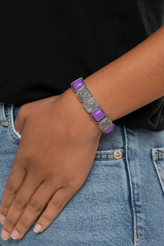 Trendy Tease - purple - Paparazzi bracelet