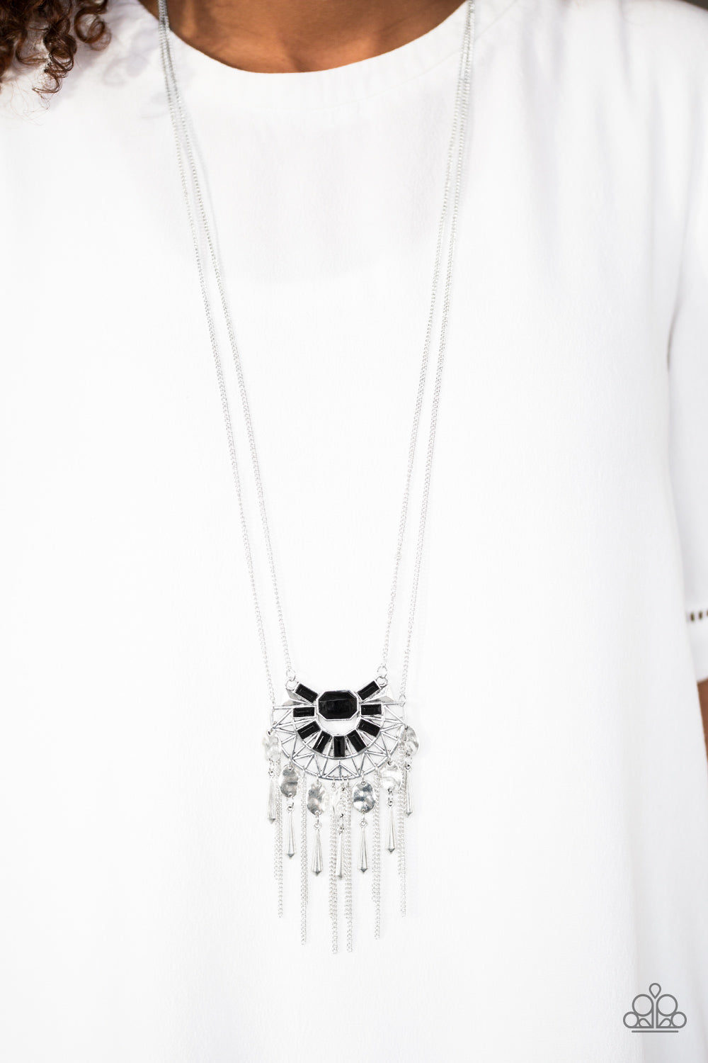 Tribal CHIEF-ette - black - Paparazzi necklace