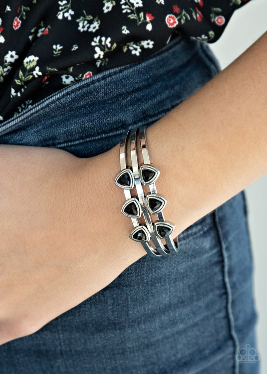 Tribal Triad - black - Paparazzi bracelet