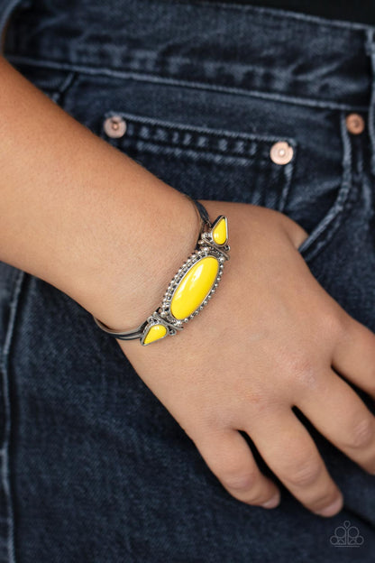 Tribal Trinket - yellow - Paparazzi bracelet