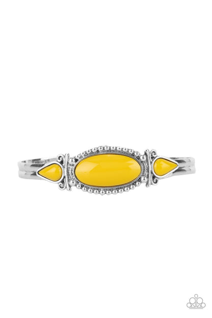 Tribal Trinket - yellow - Paparazzi bracelet