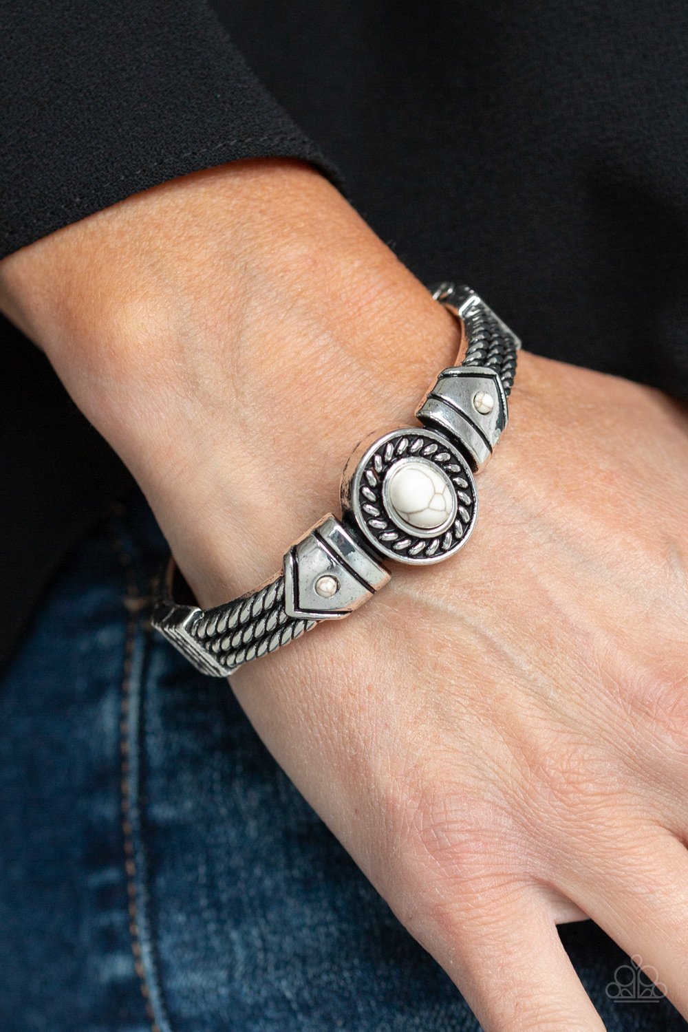 Tribal Soul-white-Paparazzi bracelet