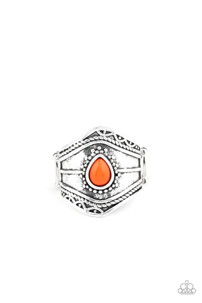 Tribe Mode - orange - Paparazzi ring