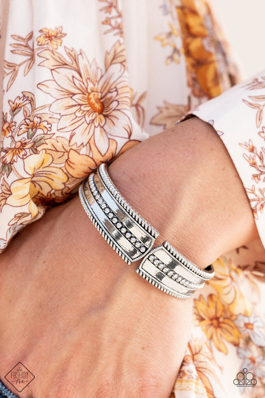 Tributary Treasure - silver - Paparazzi bracelet